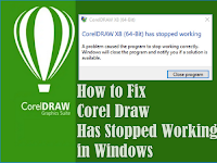 How to Fix Corel Draw Has Stopped Working in Windows