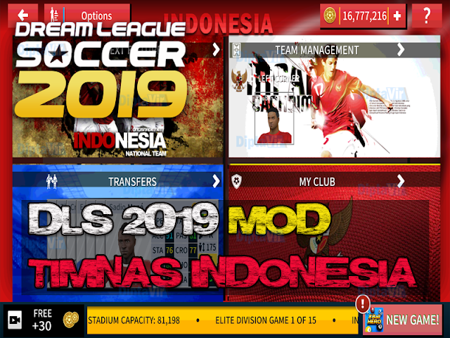 Dream League Soccer 2019 MOD Timnas Indonesia V 6 12 by 