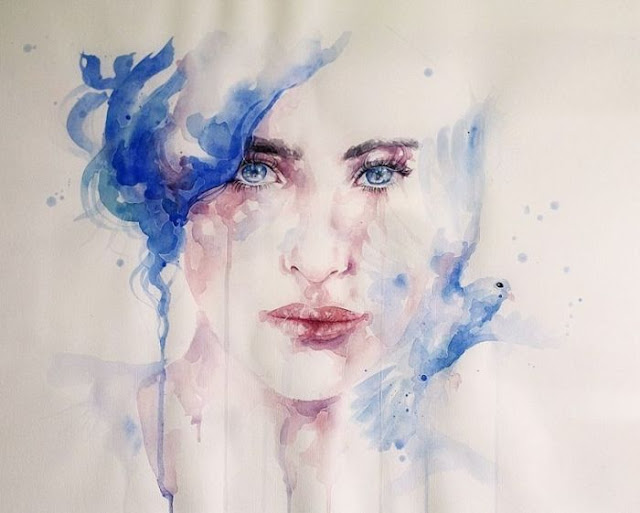 Sabina Sykorova watercolor paintings