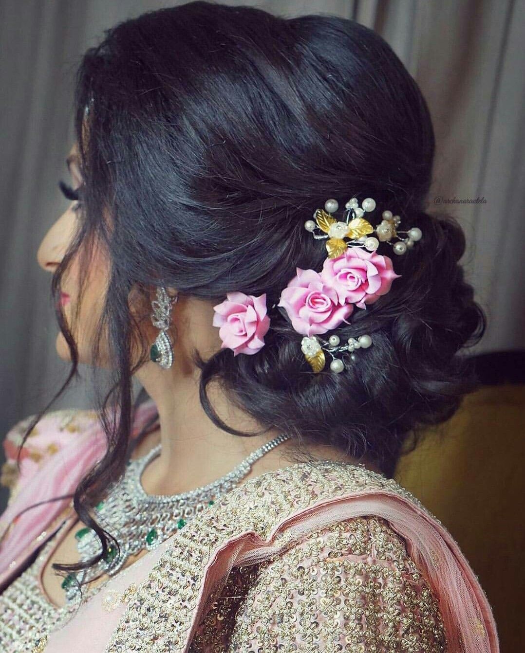 Simple Juda Hairstyle For Saree Hairstyle Catalog 13818 | Hot Sex Picture