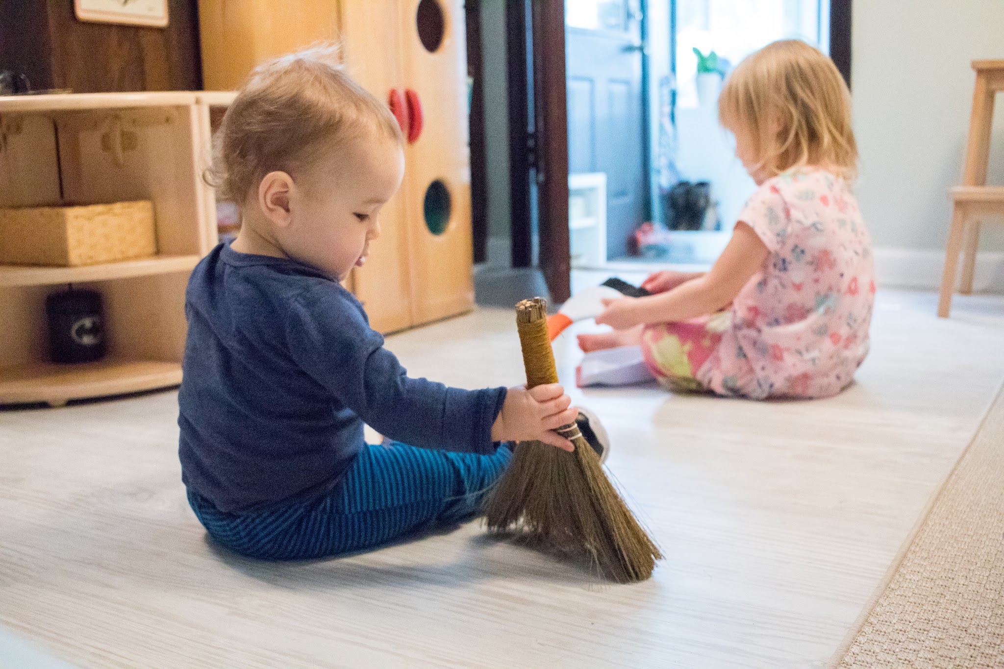 Introducing Practical Life: Sweeping with Toddlers