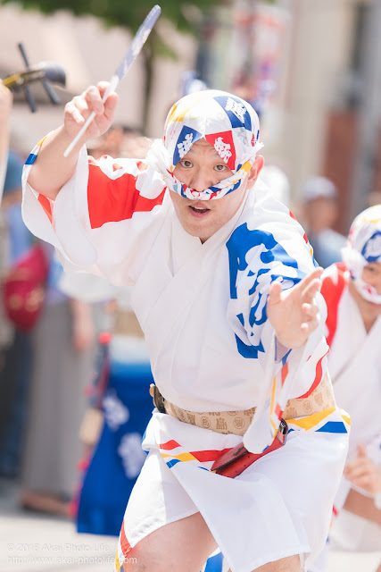 飛鳥連、マロニエ祭り、男踊りの写真 その3