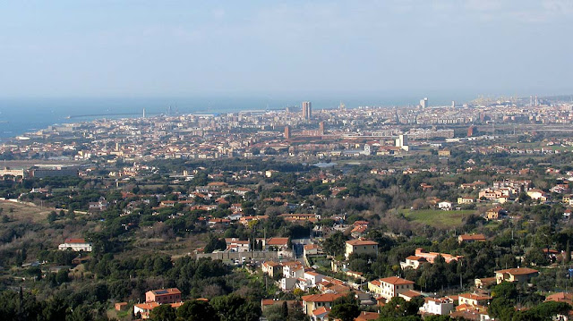 Livorno, vista da Montenero