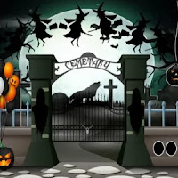 Play Games2Mad Halloween Cemetery Escape 2