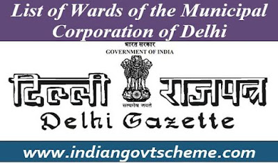 List of Wards of the Municipal Corporation of Delhi