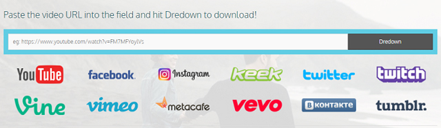 Dredown website