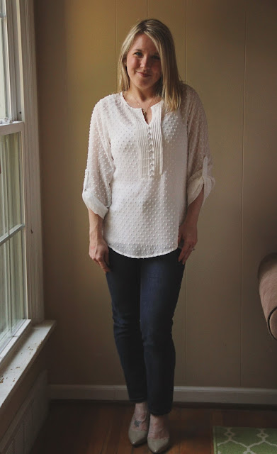 Stitch Fix Brixon Ivy Eugene Swiss Dot Blouse