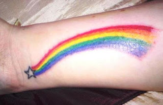 Rainbow Tattoo Design Photo Gallery - Rainbow Tattoo Ideas