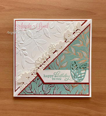 Angela Lovel, Angela's PaperArts, Stampin' Up! Gilded Autumn Twisted Easel card