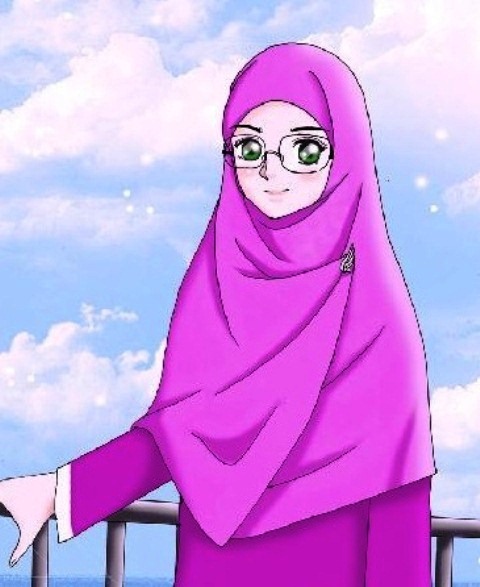 Wallpaper Kartun I Muslimah Lucu