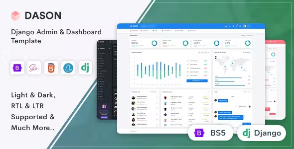 Best Django Admin & Dashboard Template