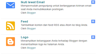 Menu Feed blogspot