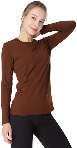 Brown Thermal Shirts For Women