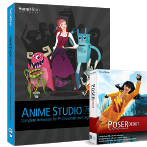 تحميل برنامج Smith Micro Anime Studio Pro 10.0 لتصميم الصور ثلاثى الابعاد  