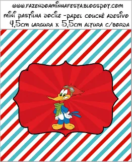 Woody Woodpecker Free Printable Candy Bar Labels. 