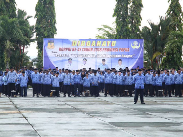 Anggota Korpri di Provinsi Papua Diminta Wujudkan Birokrasi Yang Bersih