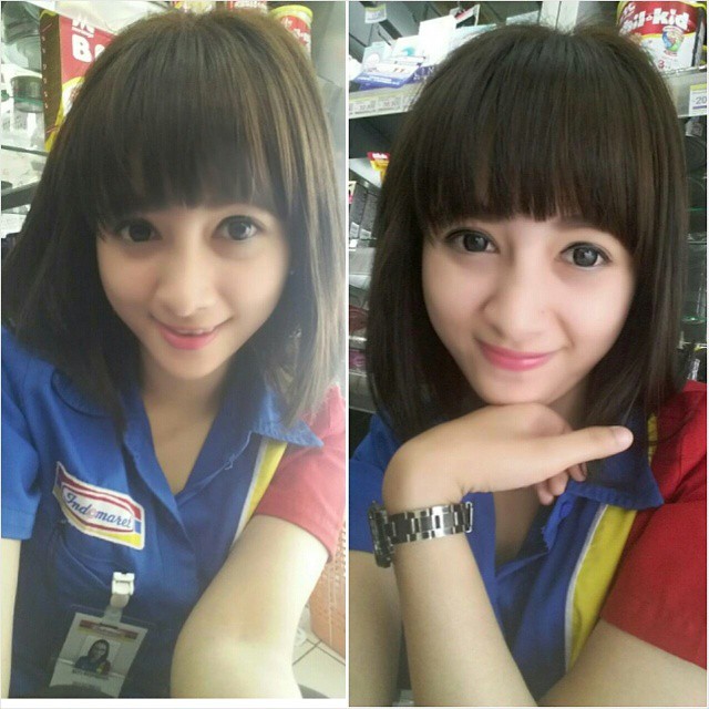 Foto Cantik Siti Rohmah Kasir Indomaret