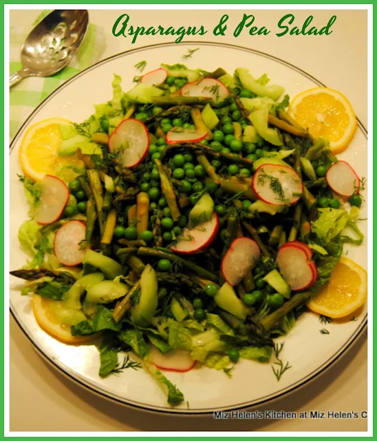Asparagus & Pea Salad at Miz Helen's Country Cottage