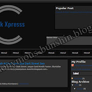 Download Template Blog Dark Street Seo