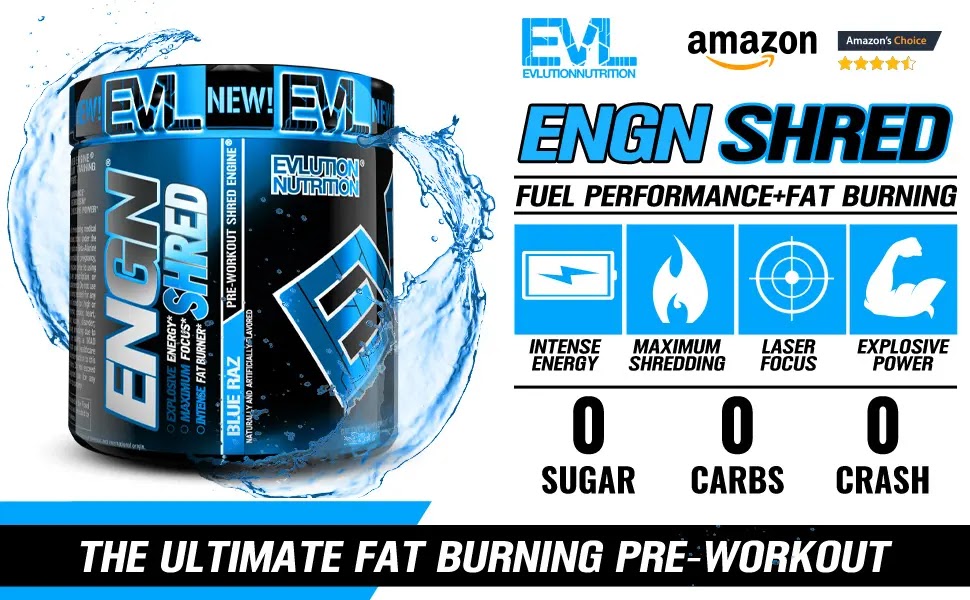 Evlution Nutrition ENGN Shred - Evl Pre Workout Shred