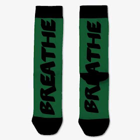 Breathe Socks Dark Green