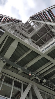 Looking up to the top of The Shard London