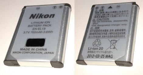 Nikon Lithium Ion Battery Pack En El19 3 7v 700mah 2 6whnikon Lithium Ion Battery Pack En El19 3 7v 700mah 2 6wh