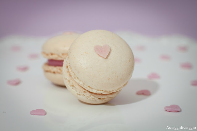 Macarons bianchi per San Valentino