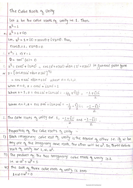 Class 12 Mathematics Complex Number+ Cube Root of Unity Complete Note NEB | Simple to Advance  Problem Solved