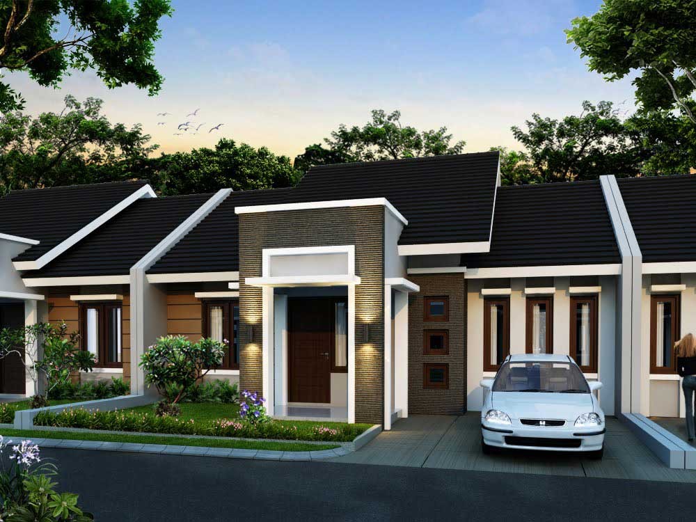 6 Contoh Model Rumah  Cluster  Terlihat Minimalis  