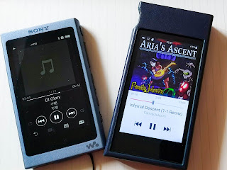 Walkman A45とFiio M7