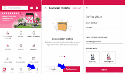 cara pendaftaran di bukalapak