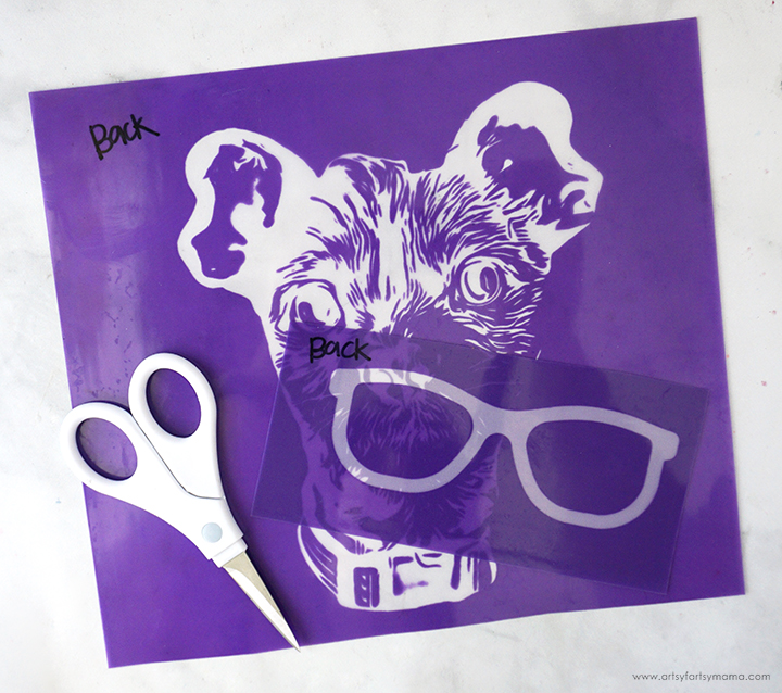 Custom Hipster Pet Stencil
