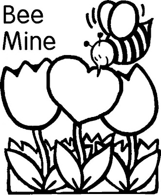 Bee-Mine-Valentines-Day-free-coloring-page