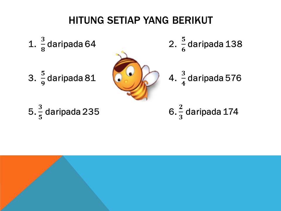 Wars Maths Blog: SOALAN PECAHAN TAHUN 5