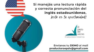 CASTING de VOCES en PARAGUAY: Si manejás una lectura rápida y correcta pronunciación del INGLÉS, esta es tu oportunidad!