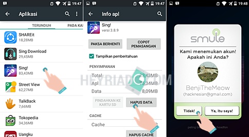  Entah apa tujuannya Anda ingin mengganti akun di aplikasi smule Cara Mengganti Akun Smule Di Android