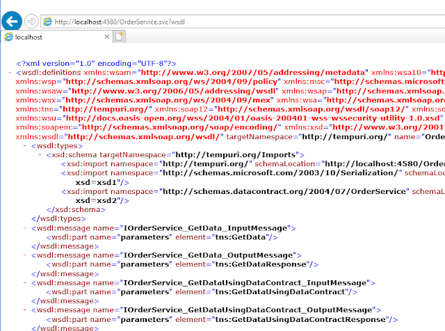 WCF WSDL 