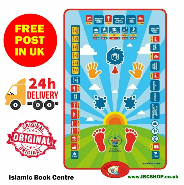 Islamic My Salah Mat - Educational Interactive Prayer Mat & Book for Children