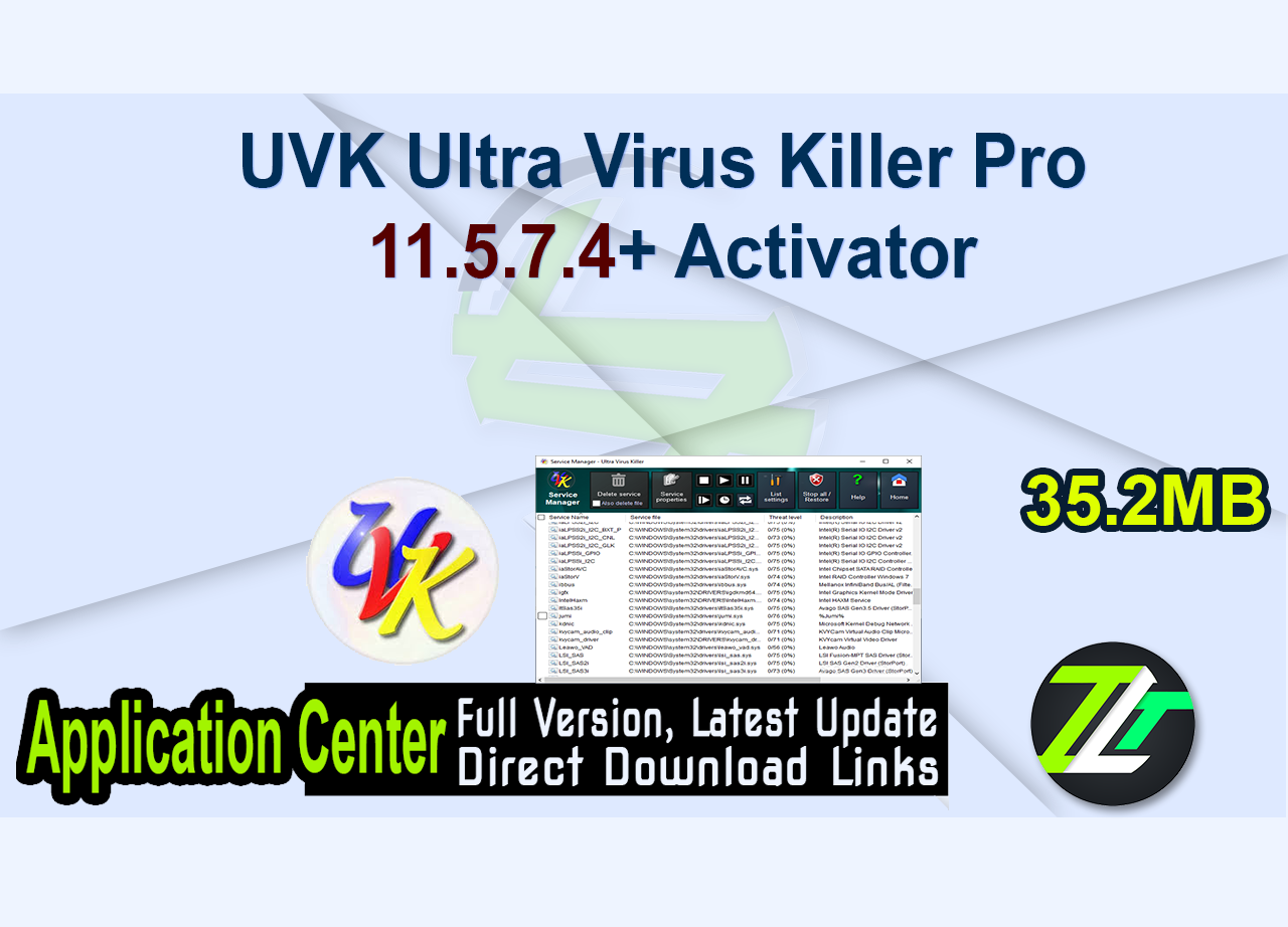 UVK Ultra Virus Killer Pro 11.5.7.4+ Activator 