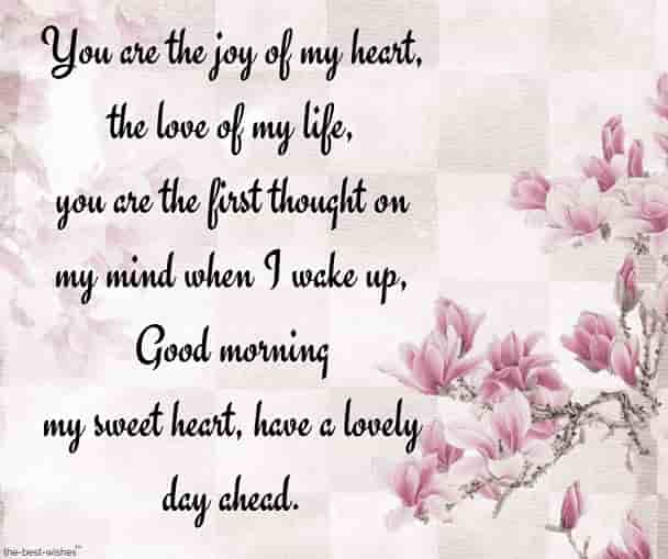 good morning love letters him