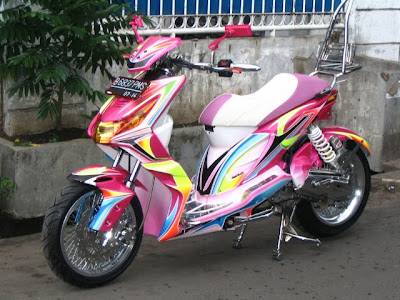 MODIF Honda Beat vs Yamaha Mio Fino