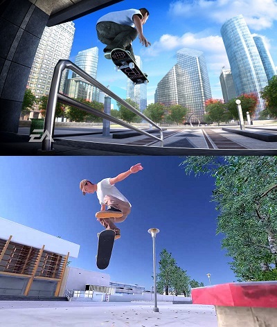 Comparison of Skate 4 vs Skater XL in gameplay