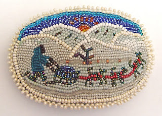 Native Alaskan beaded barrette, collection of Kathy Hinkle