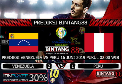 PREDIKSI VENEZUELA VS PERU 16 JUNI 2019