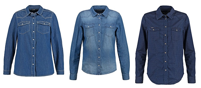 camisas denim atemporales que estilizan