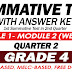  GRADE 4 SUMMATIVE TEST with Answer Key (Modules 1-2) 2ND QUARTER