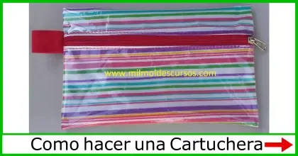 COMO HACER UNA CARTUCHERA PASO A PASO