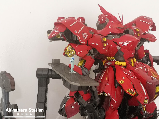 Review de Metal Structure MSN-04 Sazabi, Tamashii Nations.