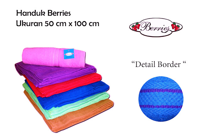 HANDUK BERRIES UKURAN 50 X 100 CM